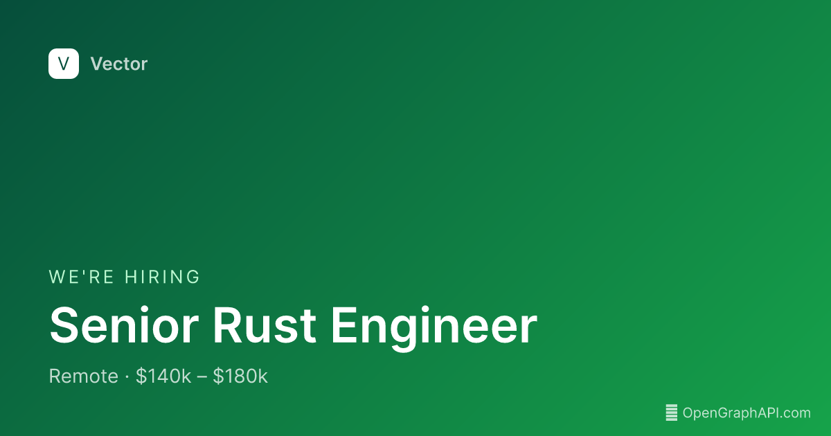 Job posting card template
